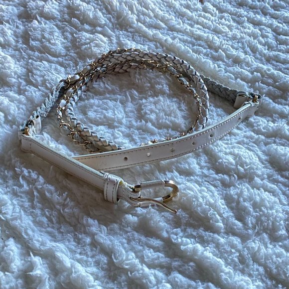 Skinny Leather Chain Belt - Picture 2 of 2